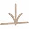 Ekena Millwork Redmond Smooth Timber Gable Bracket, Douglas Fir, 84"W x 42"H x 1 1/2"D x 3 1/2"F, 12/12 Pitch GBW084X42X0204RED00SDF - alternate 2